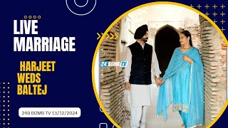 LIVE MARRIAGE FUNCTION HARJEET WEDS BALTEJ [upl. by Aig]