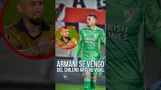 Franco Armani le hizo tragar sus palabras al chile Arturo Vidal y lo humilló adelante de todos 😱 [upl. by Legnalos]