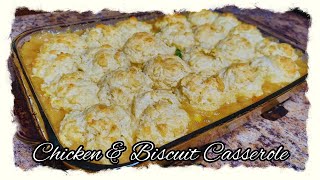 Chicken amp Biscuit Casserole  How To Make Chicken and Biscuit Casserole  Chicken Casserole Recipes [upl. by Adnahsam]