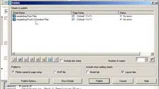 Publishing with Layouts in AutoCAD Part 2 of 2 [upl. by Lukey731]