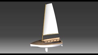 TJ  Sailing Dinghy  Mainsail Sailmaking Part 22 [upl. by Adnaluoy]