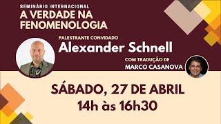 A Pergunta sobre a Verdade a partir da Visão FenomenológicoTranscendental  Alexander Schnell [upl. by Annavoeg]