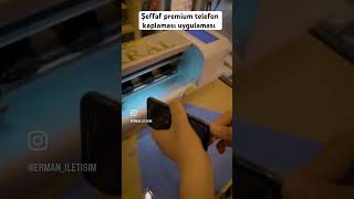 Şeffaf premium telefon kaplaması nasıl yapılır uygulaması ￼ [upl. by Koffler]