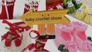 baby crochet shoes size 012 months  kidwids clothing  crochetshoes [upl. by Eillom130]