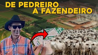 FAZENDA MILIONÁRIA do PEDREIRO que GANHOU na MEGASENA [upl. by Arrat]