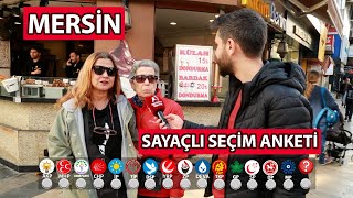 MERSİN SAYAÇLI SEÇİM ANKETİ 2024 Mersinde Bir Parti ÇoK Önde [upl. by Toll]