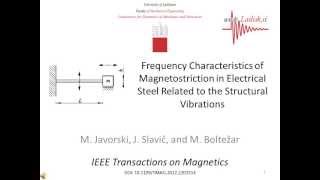 Frequency Characteristics of Magnetostriction in Electrical Steel Related to the Structural Vibratio [upl. by Yeliw902]