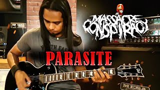 Massacre Conspiracy  Parasite Guitar Cover Brandon Gomez [upl. by Ikkin]