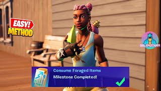 Easy Method to Complete Consume Foraged Items Milestone 170000 XP in Fortnite Chapter 3 Season 2 [upl. by Janik]