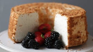 How to Make Angel Food Cake  Easy Homemade Angel Food Cake Recipe [upl. by Hardy728]