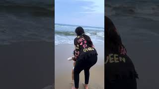 Beach Paithiyam Nirav😂❤️✅ cutebaby love baby [upl. by Aremaj]