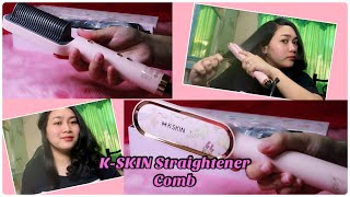 KSKIN Straightener Comb [upl. by Darom]