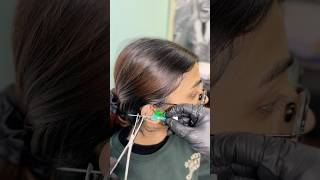 Backward helix piercing piercing piercingstudio piercings bodypiercing bodypiercer [upl. by Grim]