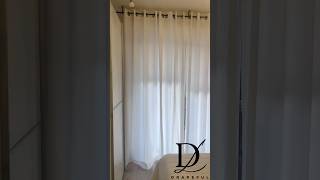 Herringbone Texture Semi Sheer Curtains Grommet Mina [upl. by Devitt]