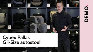 Cybex Pallas G iSize autostoel  Demo [upl. by Aielam93]