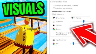 Improve Visuals in Fortnite Best Color Settings [upl. by Llenol]