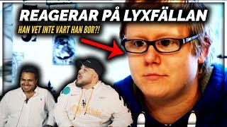 REAGERAR PÅ LYXFÄLLAN HAN VET INTE VAR HAN BOR HAHA [upl. by Elehcar86]