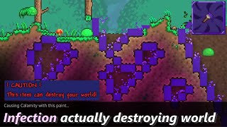 Infect your Terraria world with the TRUE corruption ─ When a corruption biome isnt enough [upl. by Goulden865]