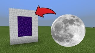 Minecraft  How To Make a Portal to the Moon Dimension [upl. by Dirfliw889]