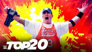 20 greatest John Cena moments WWE Top 10 Special Edition Aug 15 2021 [upl. by Bois]