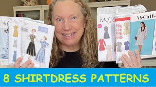 8 Shirtwaist Dress Patterns for you to try [upl. by Buzzell737]