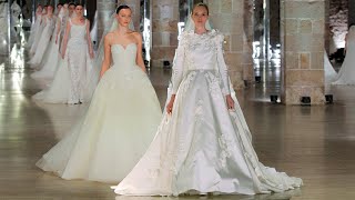 Elie Saab Bridal Spring 2024  Barcelona Bridal Fashion Week [upl. by Guenzi]