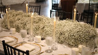 Behind the Scenes Wedding Decoration and Reception in the Same Room Revealed [upl. by Ive]