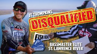 Bassmaster Elite Angler DISQUALIFIED for St Lawrence River Event [upl. by Manard]