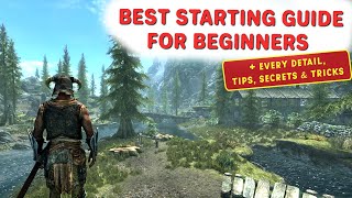 Best Starting Guide 2024  Skyrim Anniversary Edition  Every Detail Tips Secrets Tricks and MORE [upl. by Sartin]