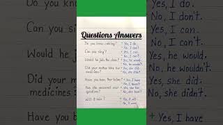 Question tagsshort answers to questionsclosed ended questionsenglish englishlanguage education [upl. by Ynettirb792]