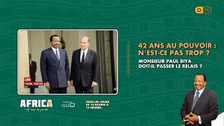 AFRICA1  42 ANS AU POUVOIR NESTCE PAS TROP [upl. by Norbert]