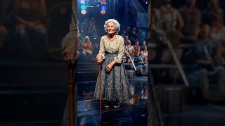 The elderly woman left the judges shocked on AGT americasgottalent agt magic fusion shorts [upl. by Vasileior]