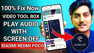 Enable Play Audio with Screen Off  Premium Feature on any Xiaomi and Poco Device  100 Fix now [upl. by Ahsiaa]