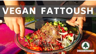 How To Make Fattoush Salad [upl. by Yrocal]