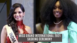 Watch The Manika Sheokhands Sashing Moment At Miss Grand International 2021 [upl. by Ramos664]