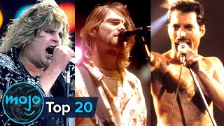 Top 20 Greatest Rock Frontmen of All Time [upl. by Kerri]