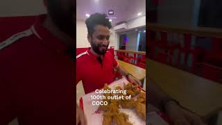 12 pcs fried chicken for just ₹ 100🫨 cococoopa friedchicken youngestfriedchicken [upl. by Ardenia]