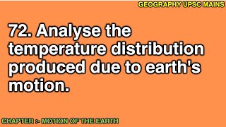 272 Temperature Distribution Due to Earths Motion  Analyzing the Patterns [upl. by Leeland]