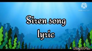 Sara Singer Siren song lyrics [upl. by Einnod]