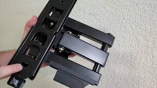 How to Mount a 32 Visio Television with an OmniMount Full Motion Mount Easy [upl. by Ycnaf]