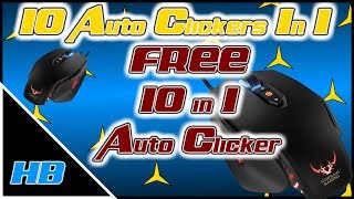 Free 10 In 1 Auto Clicker Contains 10 Auto Clickers In 1 Super Fast Clicks [upl. by Veljkov]