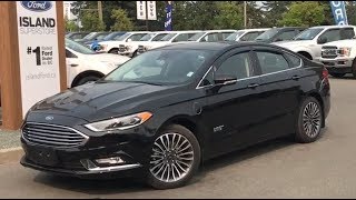 Black 2018 Ford Fusion Energi Titanium Review Island Ford [upl. by Abner]