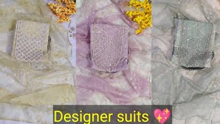 Designer suits💖latest collection✨Trending suits😍trendingdesignercollectionsubscribesuithaulnew [upl. by Falito]