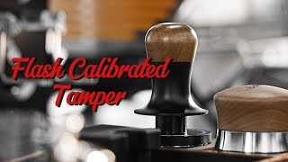 Espresso Coffee TamperMHW3BOMBER Flash calibrated tamper 30lbs [upl. by Lola325]