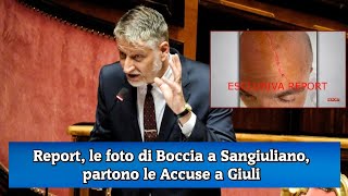 Report le foto di Boccia a Sangiuliano partono le Accuse a Giuli [upl. by Anib413]