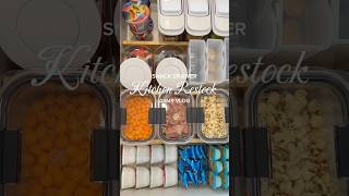 Kitchen Snack Drawer Restock restockasmr kitchenrestock restockingvideo kitchenorganization [upl. by Lecirg]