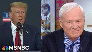 Its blasphemy Chris Matthews reacts to Trump comparing himself to Jesus [upl. by Eelik]