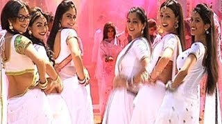 Sanaya Irani and Drashti Dhami dance performance at Colors Holi Party [upl. by Ymer]