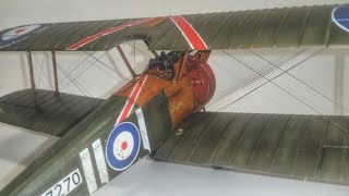 132 ACADEMY SOPWITH CAMEL FULL BUILD VIDEO modelismo [upl. by Einavoj]