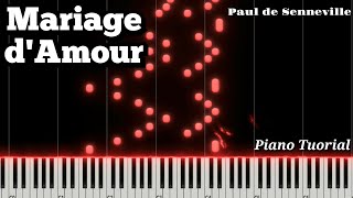 Mariage dAmour  Paul de Senneville  Piano Tutorial [upl. by Kauppi]